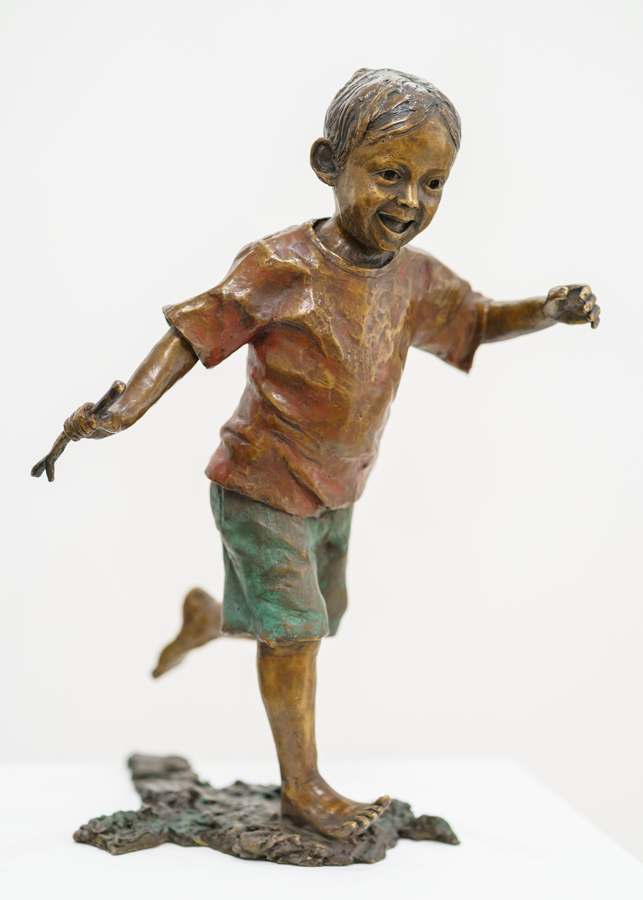 ROOTED_Sarah Richards_Running Boy With Stick