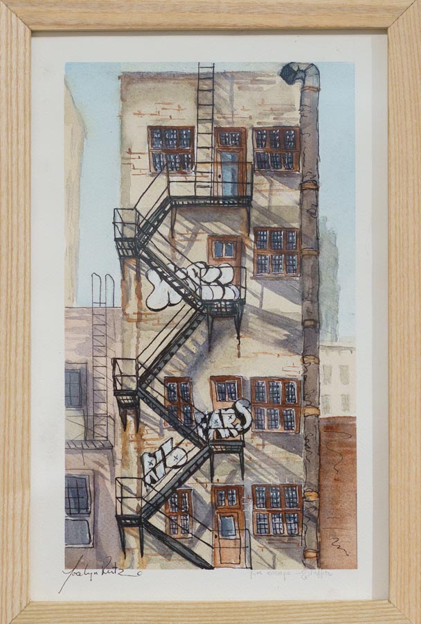 Wabi Sabi_Jocelyn Reitz_Fire Escape Graffiti